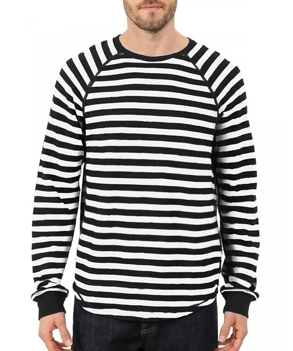 MODCHOK Shirt Sleeve T Shirt Striped
