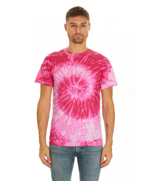 Krazy Tees T Shirt Spiral Pink
