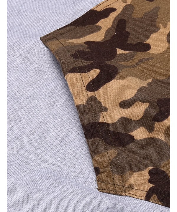 Mens Camo Pullover Hoodie Camouflage Hooded Sweatshirts With Zipper ...