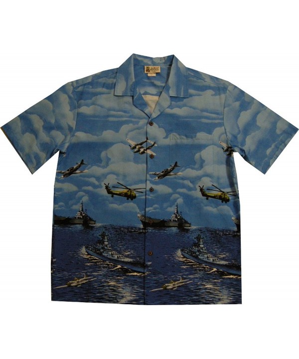 Blue Pearl Harbor Hawaiian Shirt