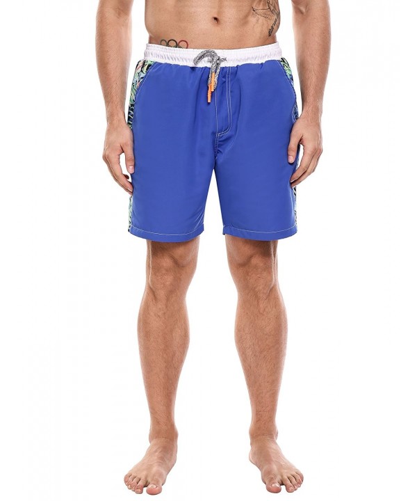 Hotouch Contrast Color Printed Trunks