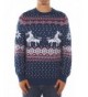Mens Ugly Christmas Sweater Reindeer