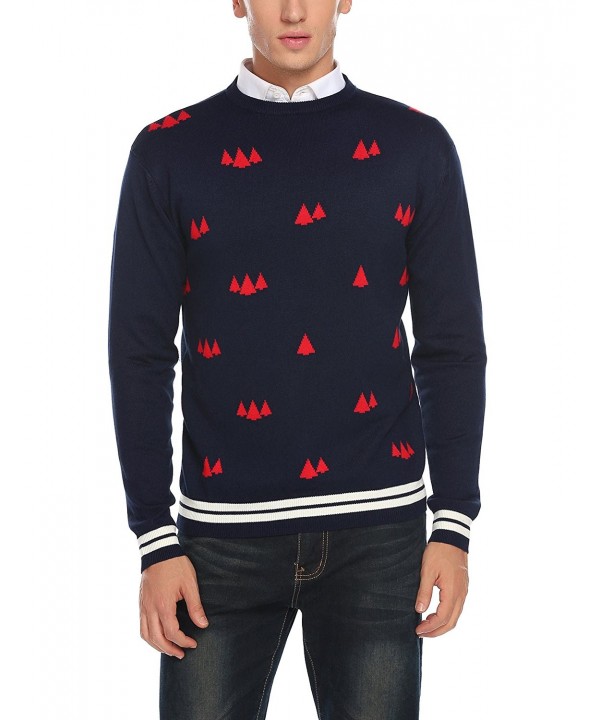 COOFANDY Sweater Crewneck Holiday Pullover