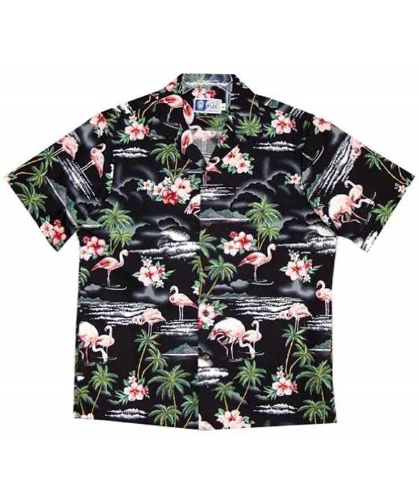 RJC Flamingo Hibiscus Hawaiian Shirt