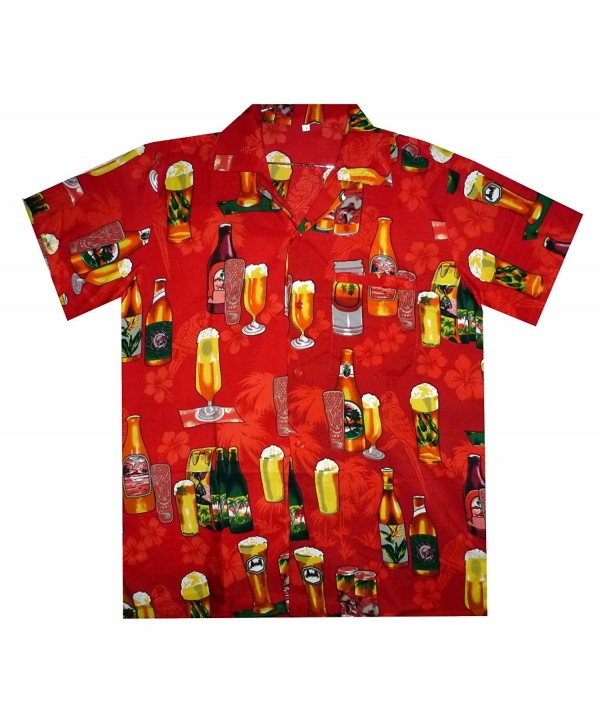 Funky Hawaiian Shirt Beerbottlered XXL