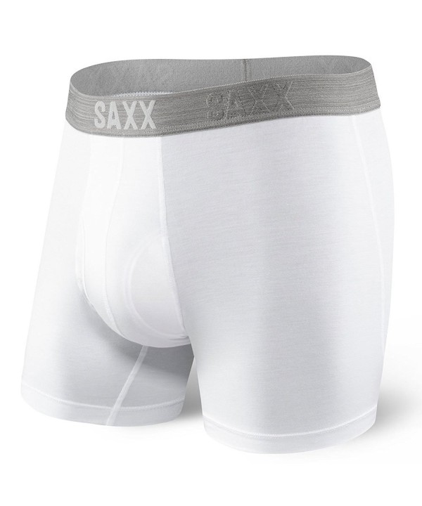 Saxx Platinum Boxer Brief White