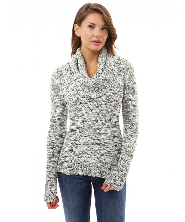 PattyBoutik Womens Infinity Marled Sweater