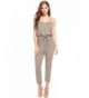 ACEVOG Strappy Sleeveless Jumpsuit Rompers
