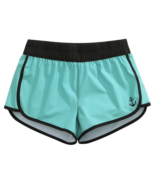 Women Stretch Shorts Turquoise X Small