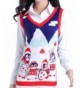 Christmas Sweater Vintage Reindeer PenguinFamilies