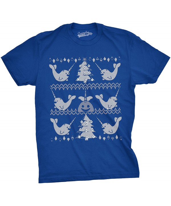 Crazy Dog T Shirts Christmas Narwhals