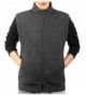 iLoveSIA Mens Full Front Zip Fleece Vest