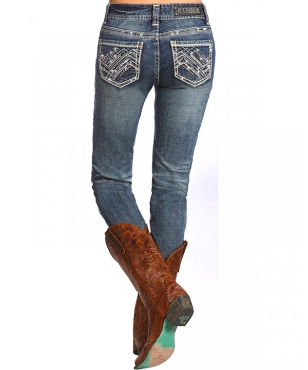 Rock Roll Cowgirl Mid Rise W1S5622