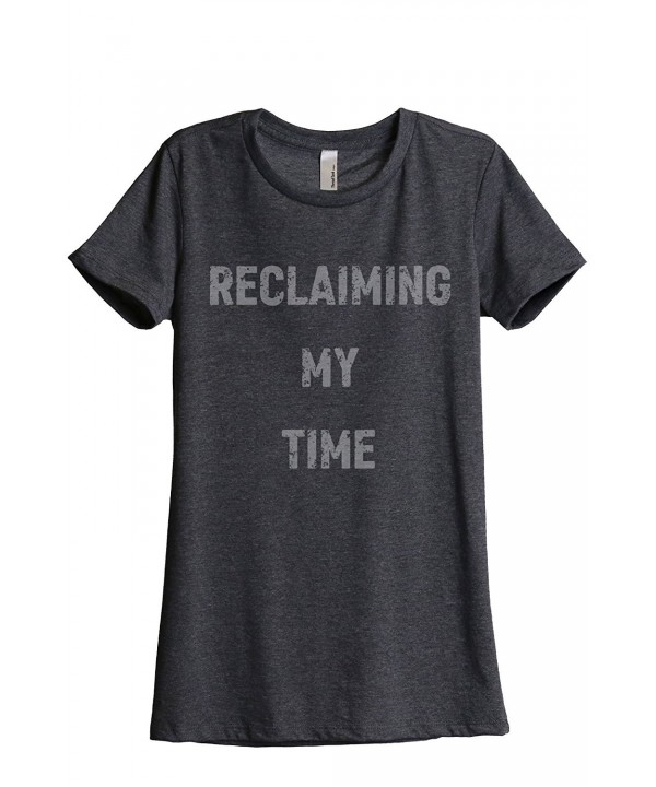 Reclaiming Fashion Relaxed T Shirt Charcoal