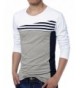 Allegra Striped Sleeve Pullover T shirt
