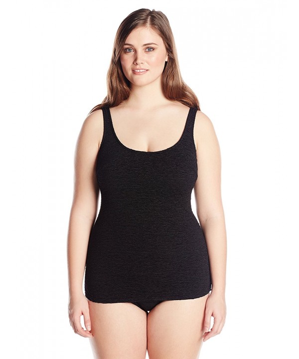 Penbrooke Womens Plus Size Sheath Swimsuit