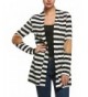 Wakrays Striped Cardigan Sweater Jacket
