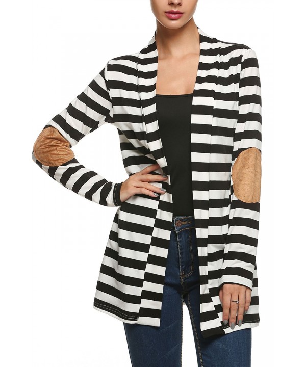 Wakrays Striped Cardigan Sweater Jacket